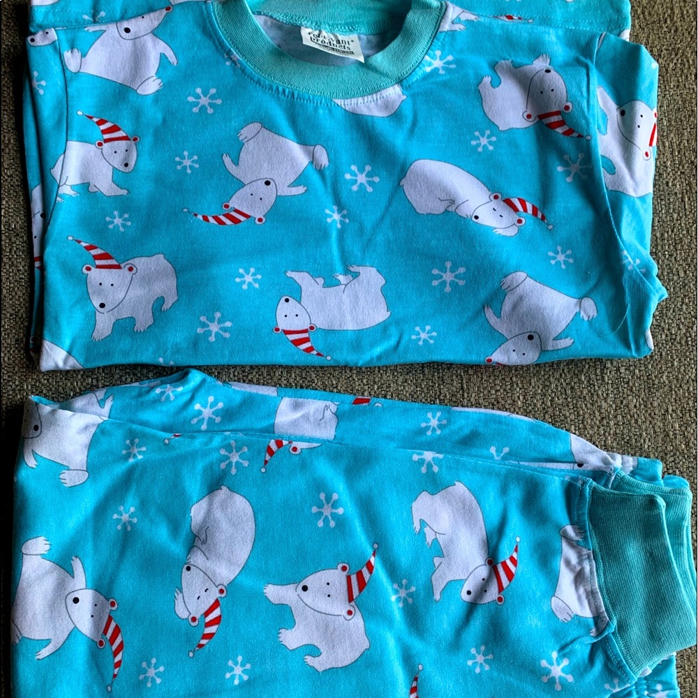 💎💕NEW Kids “Polar Bear” Long Johns PJ Sets💕